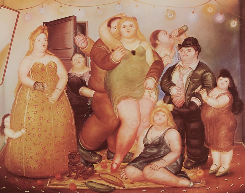 Fernando Botero "La Maison de Raquel Vega" Color Lithograph