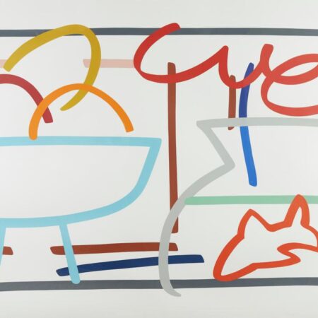 Tom Wesselmann "Fast Sketch Still Life with Fruit and Goldfish" Screenprint