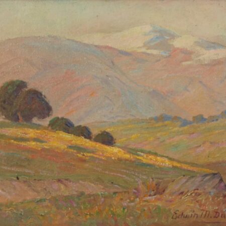 Edwin Minot Dawes Landscape Oil on Board